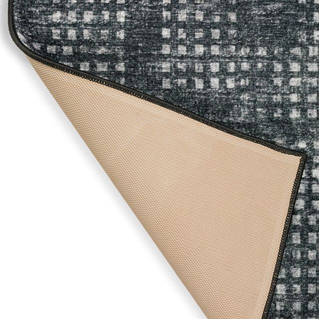 Dalyn Delano DA1 Midnight Rug backing detail