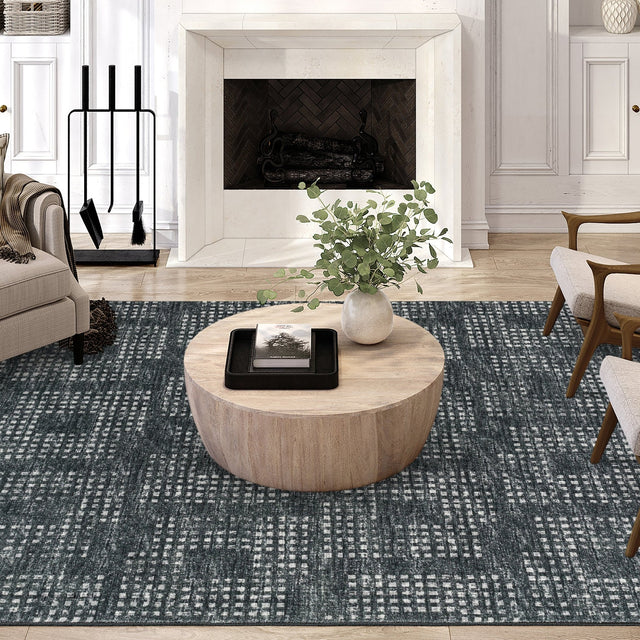 Dalyn Delano DA1 Midnight Rug shown in a room