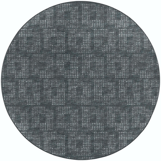 Dalyn Delano DA1 Midnight Rug round rug