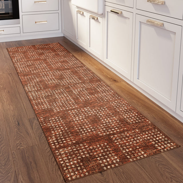 Dalyn Delano DA1 Paprika Rug shown in a room