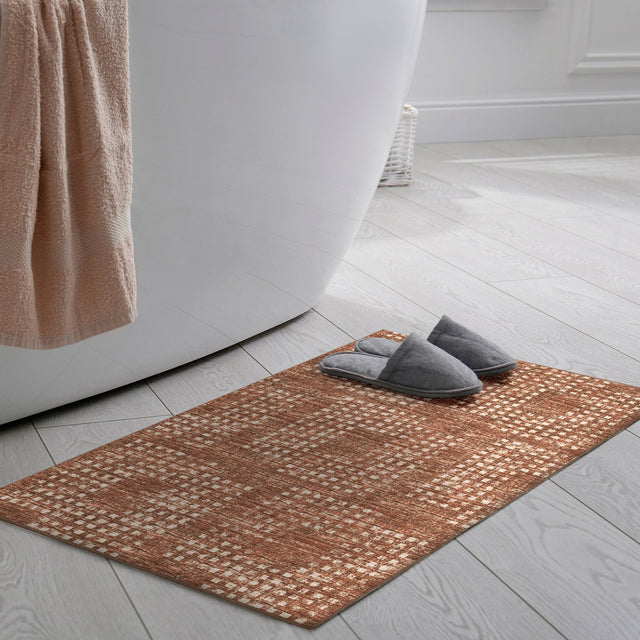 Dalyn Delano DA1 Paprika Rug shown in a room