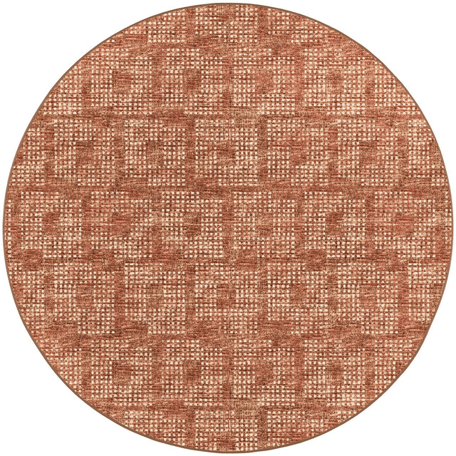 Dalyn Delano DA1 Paprika Rug round rug