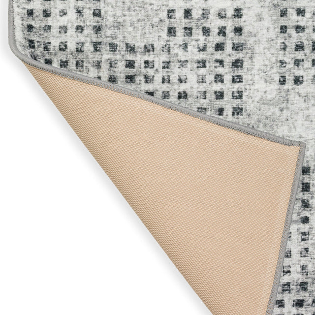 Dalyn Delano DA1 Pewter Rug backing detail