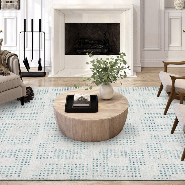 Dalyn Delano DA1 Tin Rug shown in a room