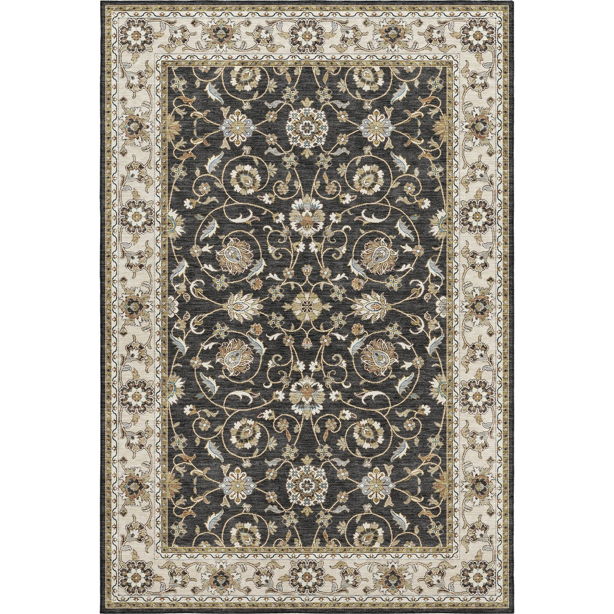 Dalyn Hatay HY1 Black Rug main image