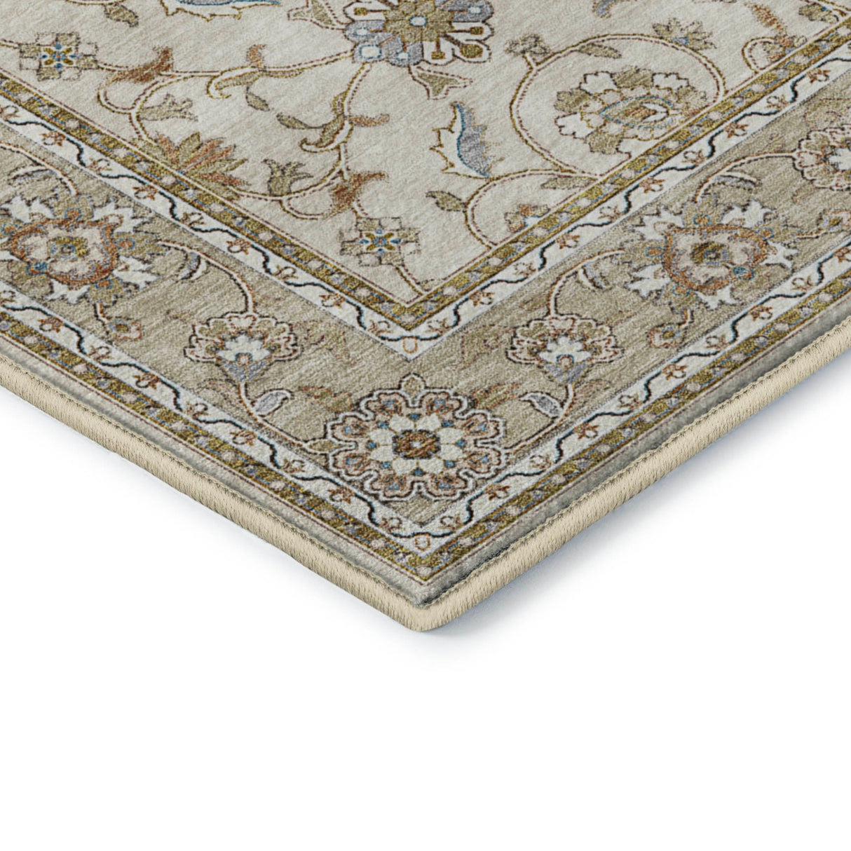Dalyn Hatay HY1 Ivory Rug corner detail