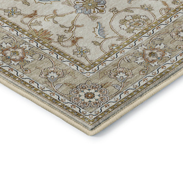 Dalyn Hatay HY1 Ivory Rug corner detail