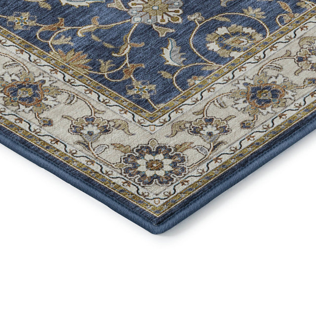 Dalyn Hatay HY1 Navy Rug corner detail