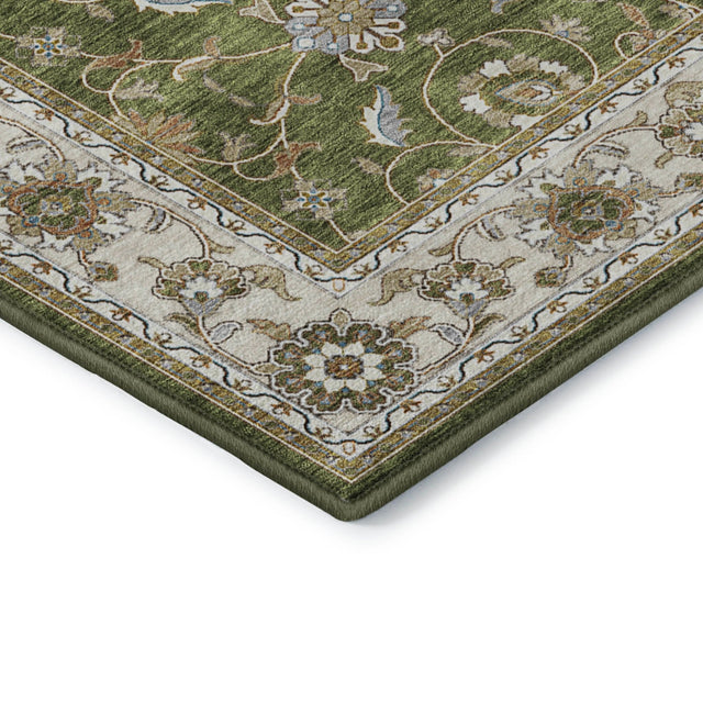 Dalyn Hatay HY1 Olive Rug corner detail
