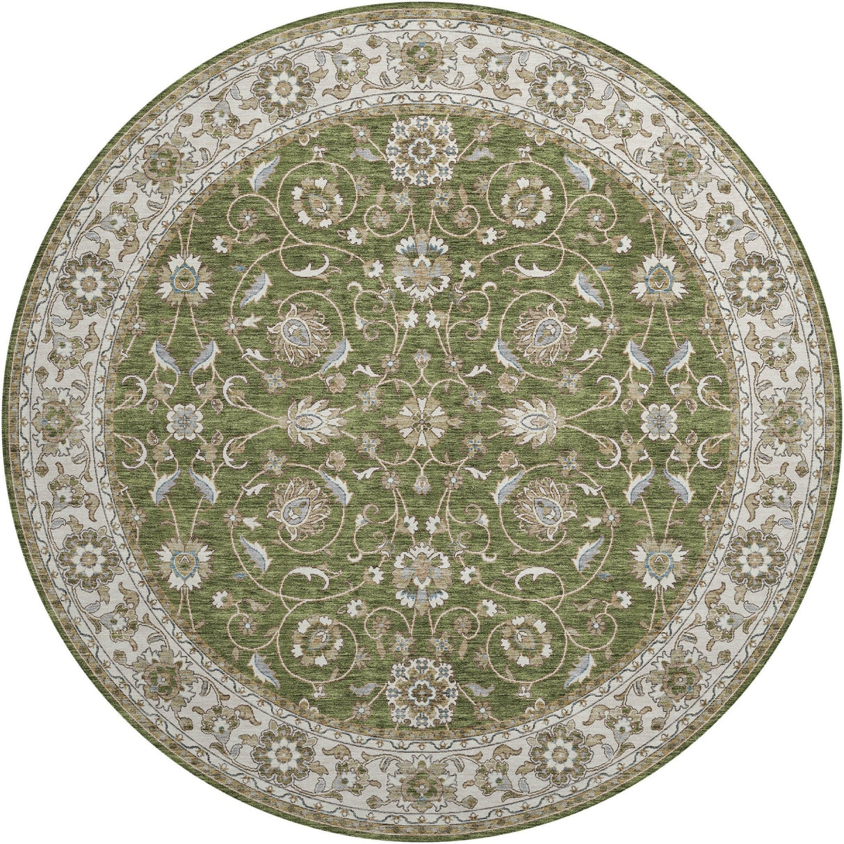 Dalyn Hatay HY1 Olive Rug round rug