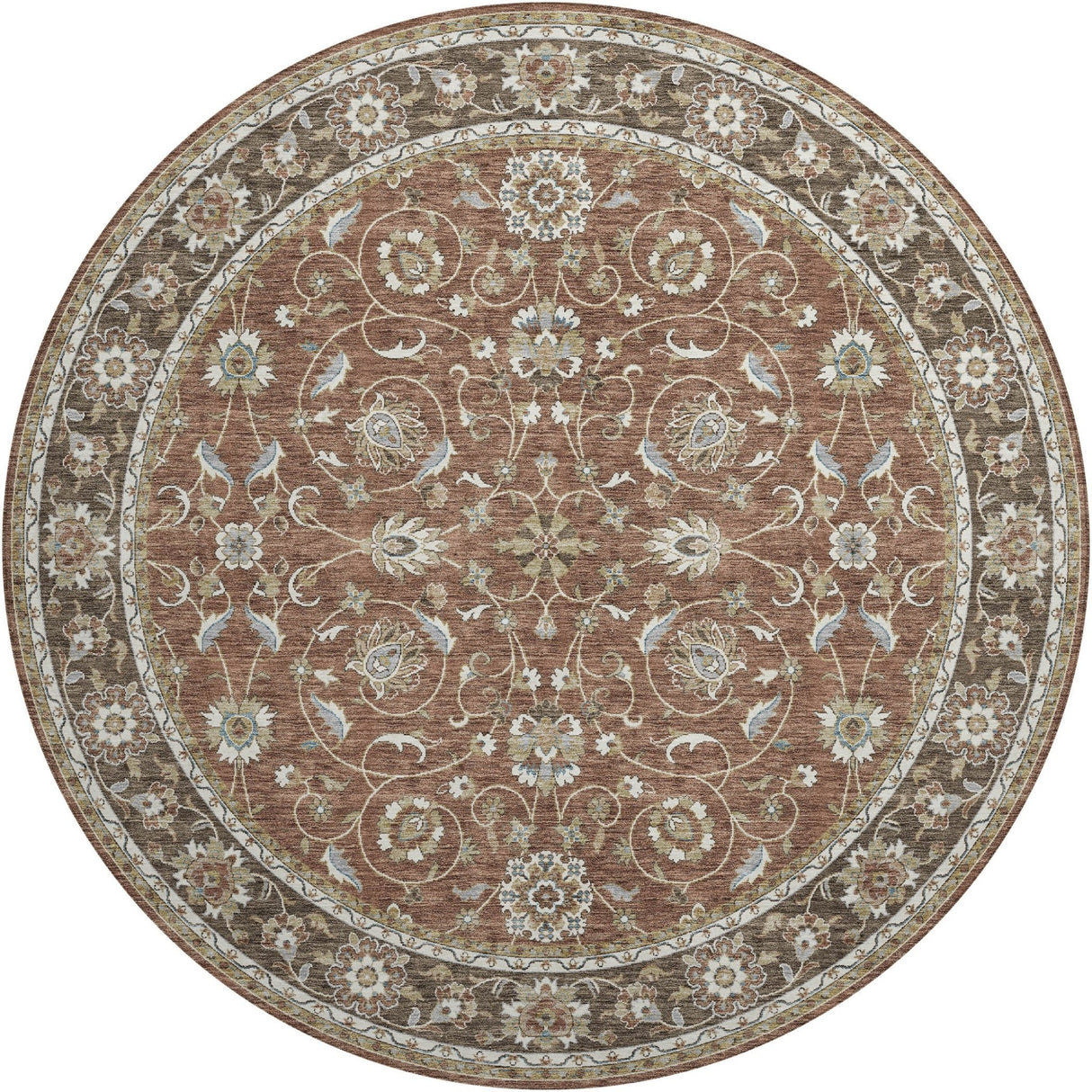 Dalyn Hatay HY1 Paprika Rug round rug