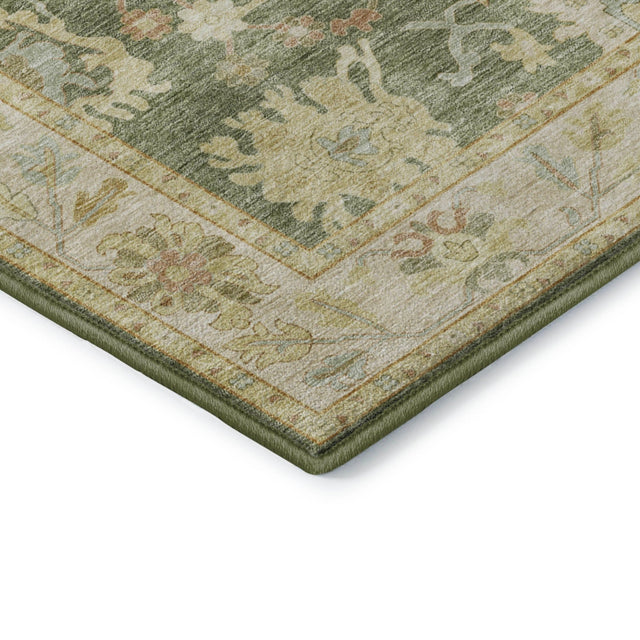 Dalyn Hatay HY2 Aloe Rug corner detail