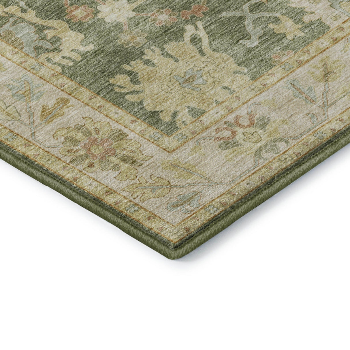 Dalyn Hatay HY2 Aloe Rug corner detail