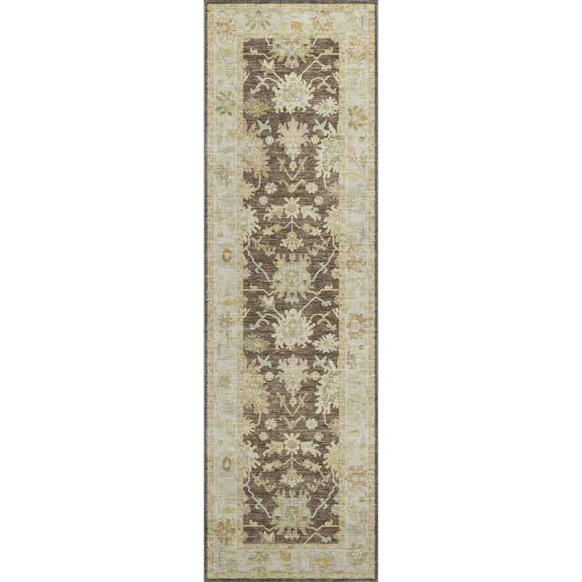 Dalyn Hatay HY2 Chocolate Rug runner rug
