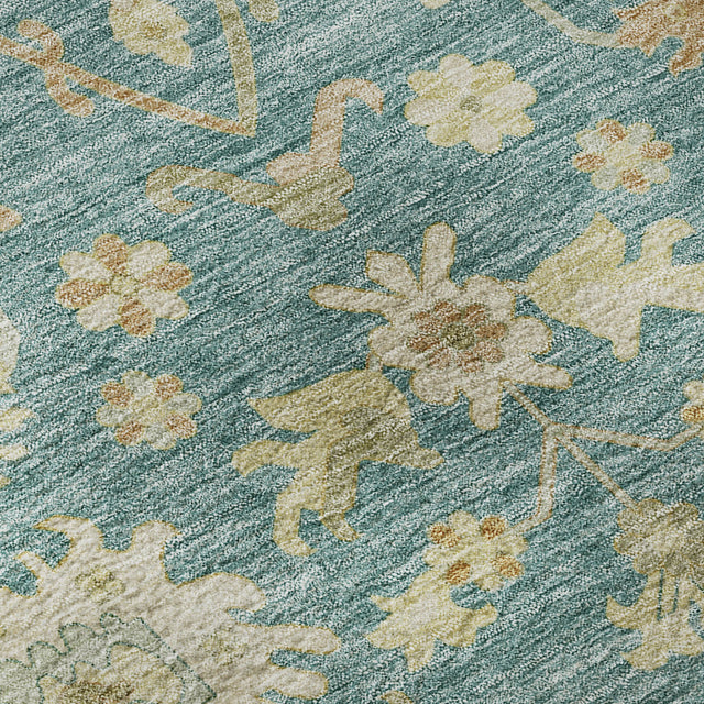 Dalyn Hatay HY2 Teal Rug color swatch