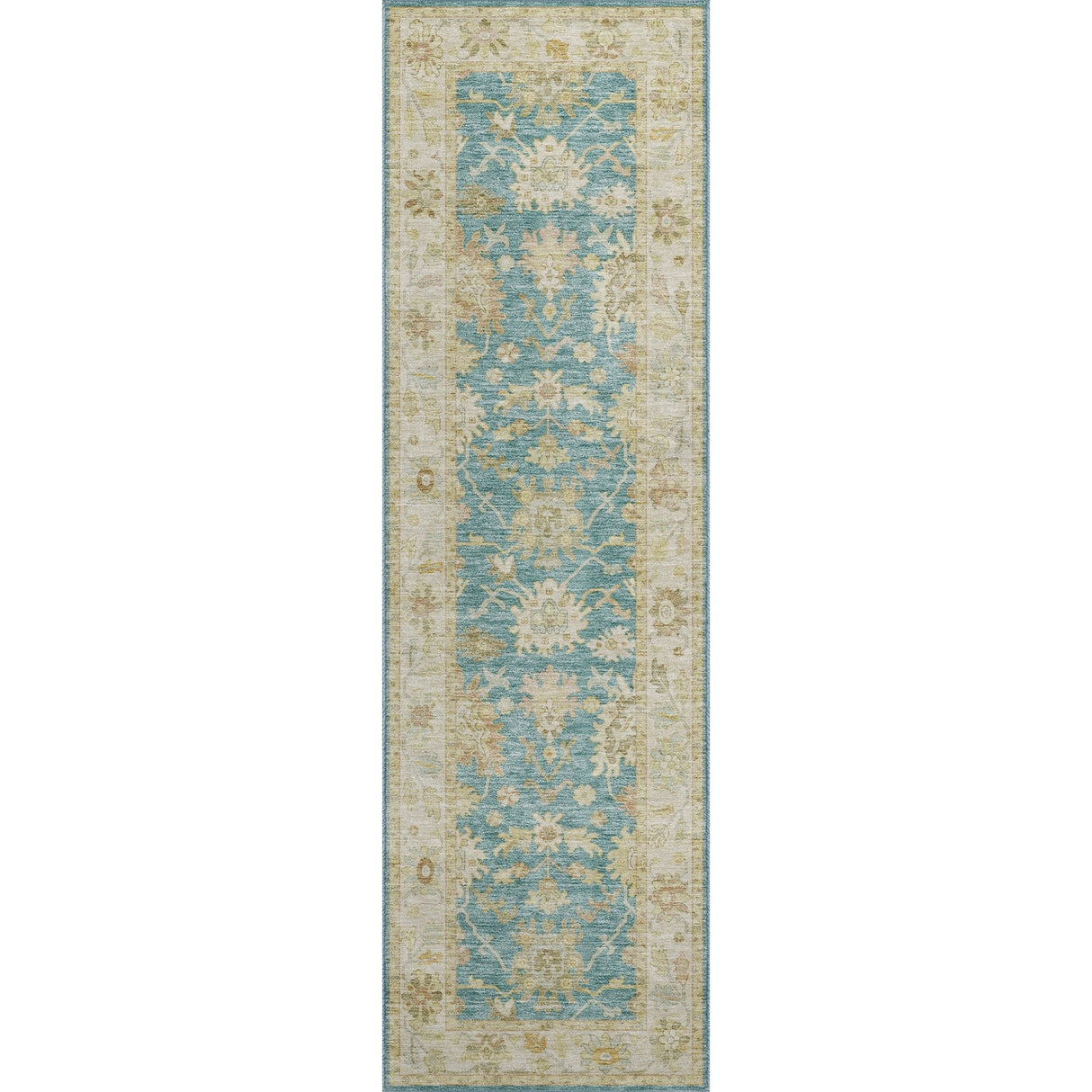 Dalyn Hatay HY2 Teal Rug runner rug