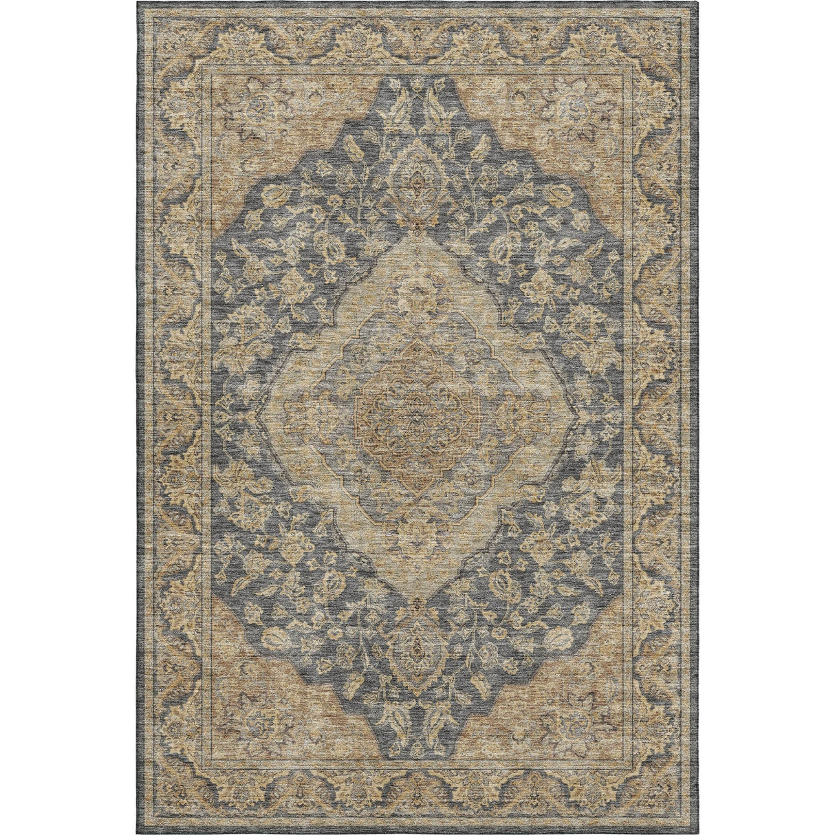 Dalyn Hatay HY3 Charcoal Rug main image