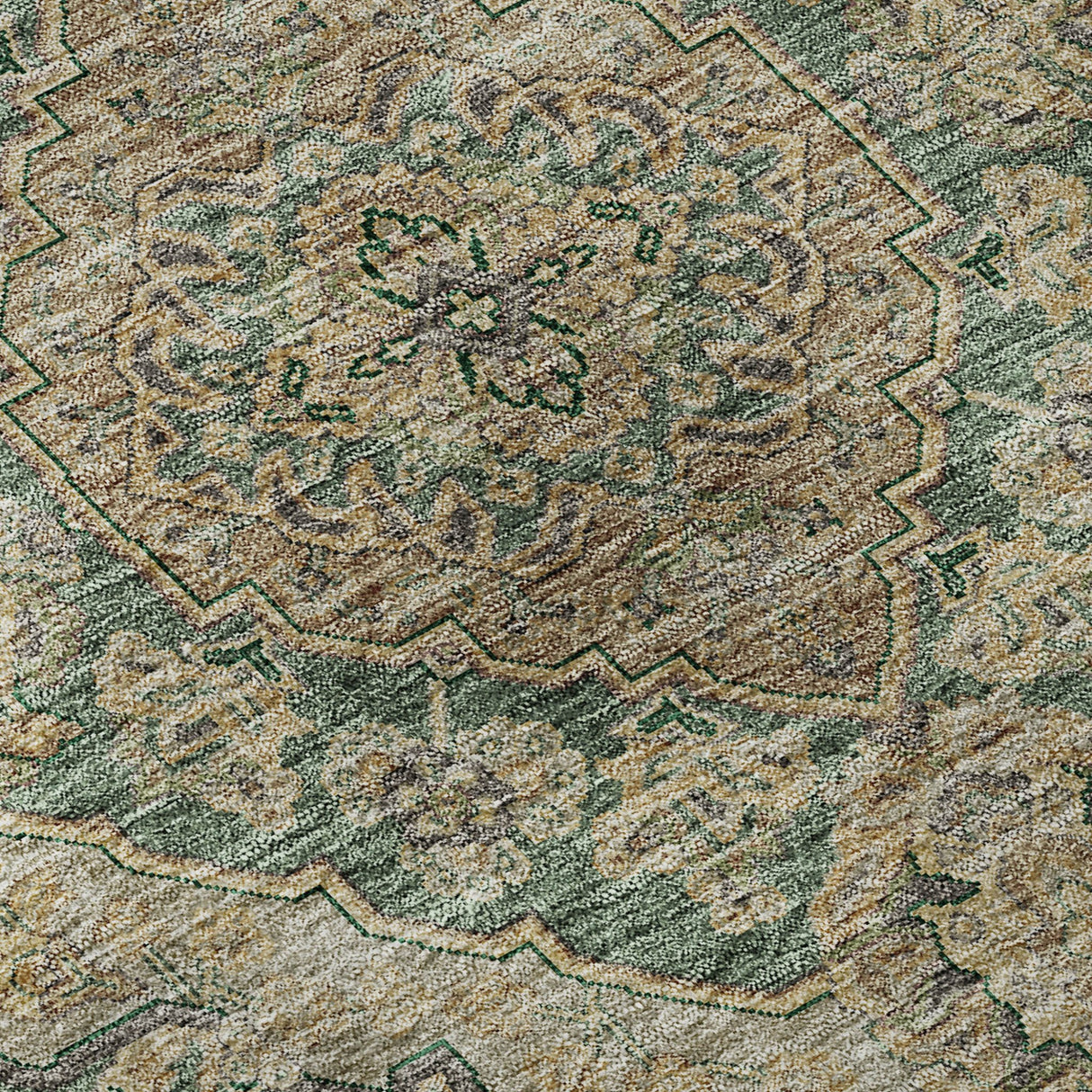 Dalyn Hatay HY3 Emerald Rug color swatch