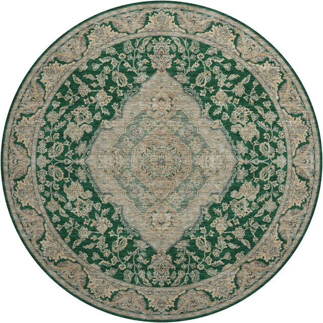 Dalyn Hatay HY3 Emerald Rug round rug