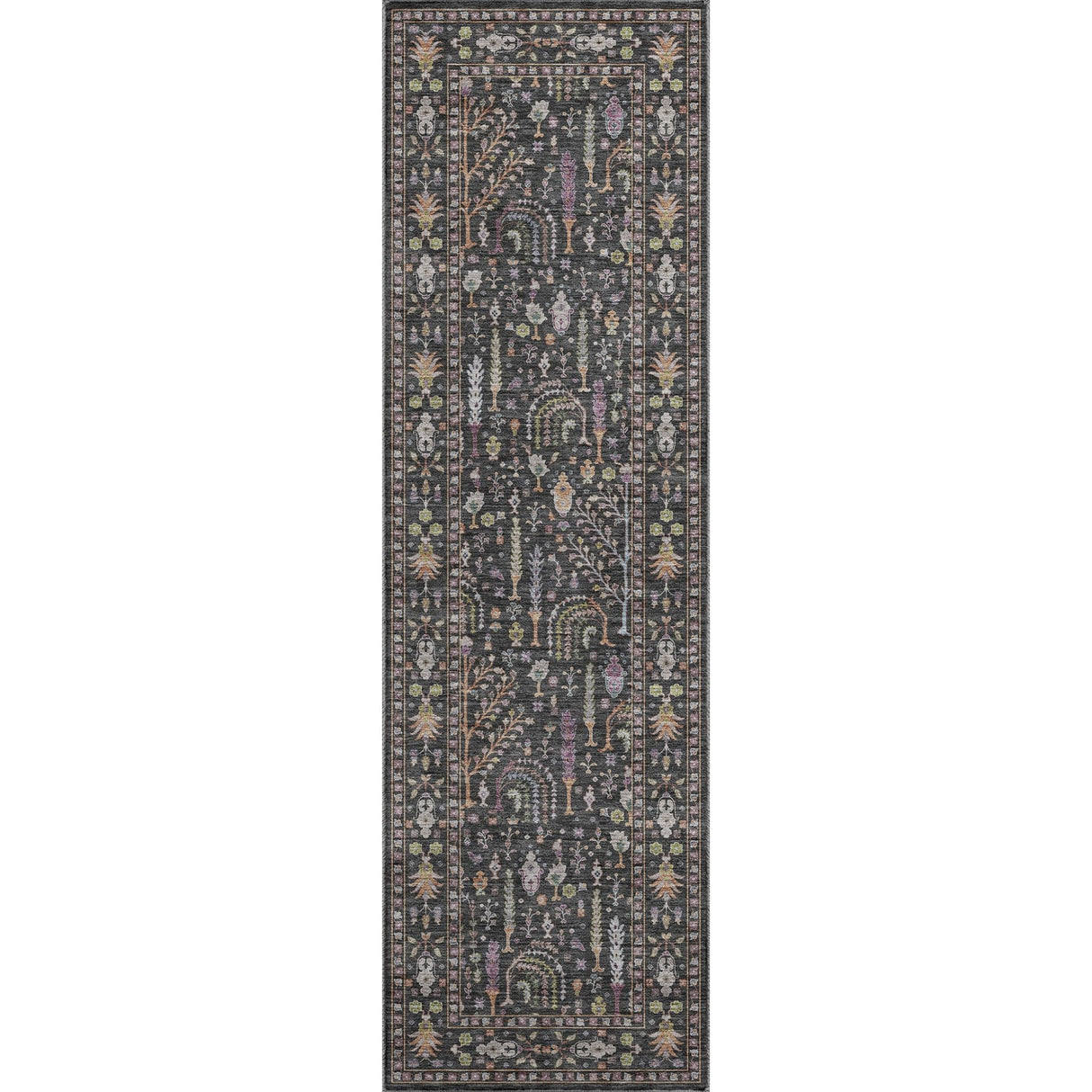 Dalyn Hatay HY5 Black Rug runner rug