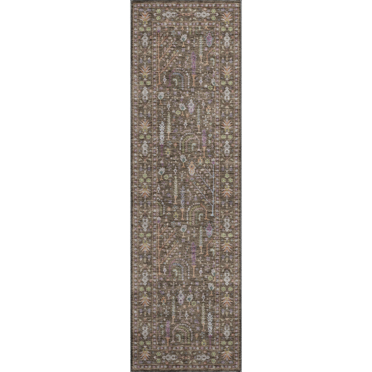 Dalyn Hatay HY5 Brown Rug runner rug