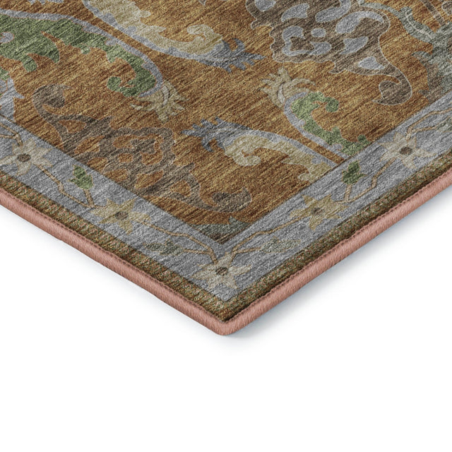Dalyn Hatay HY6 Copper Rug corner detail