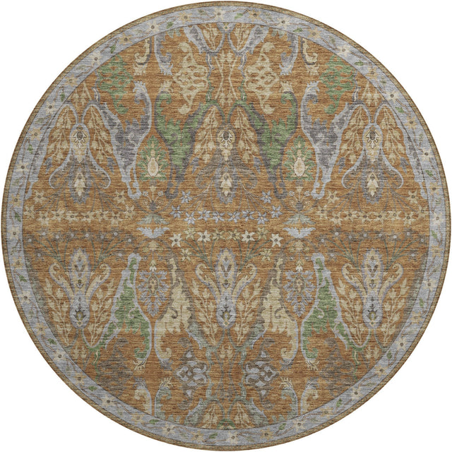 Dalyn Hatay HY6 Copper Rug round rug