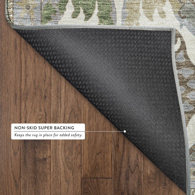 Dalyn Hatay HY6 Ivory Rug backing detail