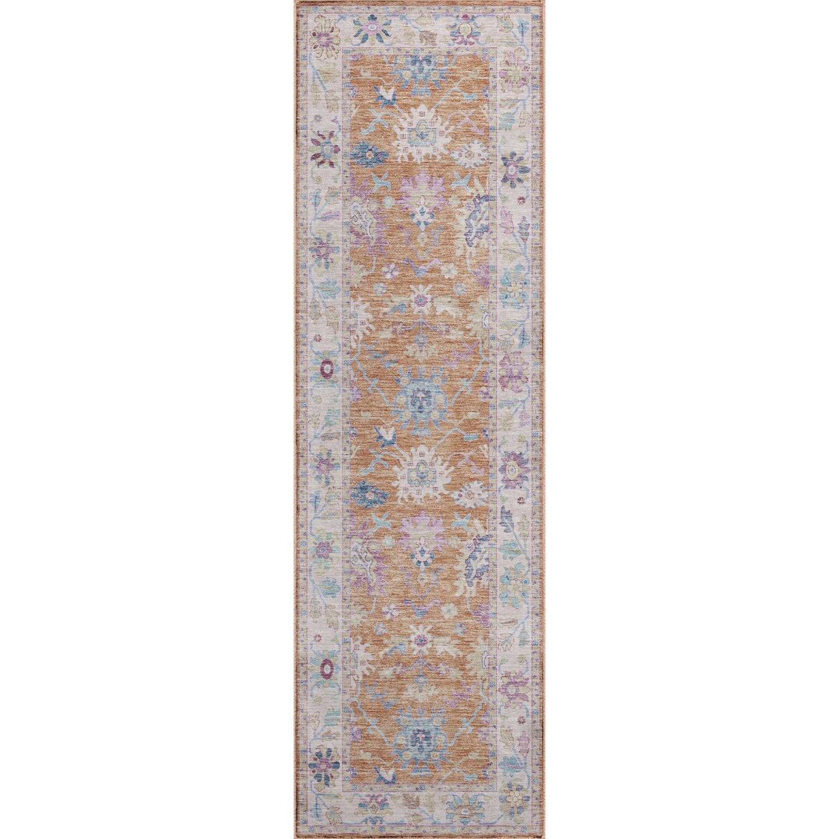 Dalyn Hatay HY7 Orange Rug runner rug