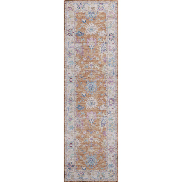 Dalyn Hatay HY7 Orange Rug runner rug