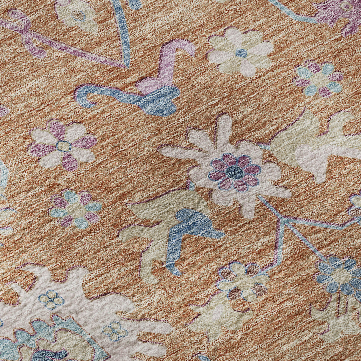 Dalyn Hatay HY7 Orange Rug color swatch