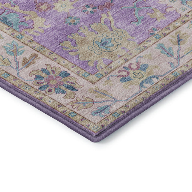 Dalyn Hatay HY7 Purple Rug corner detail
