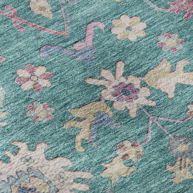 Dalyn Hatay HY7 Teal Rug color swatch