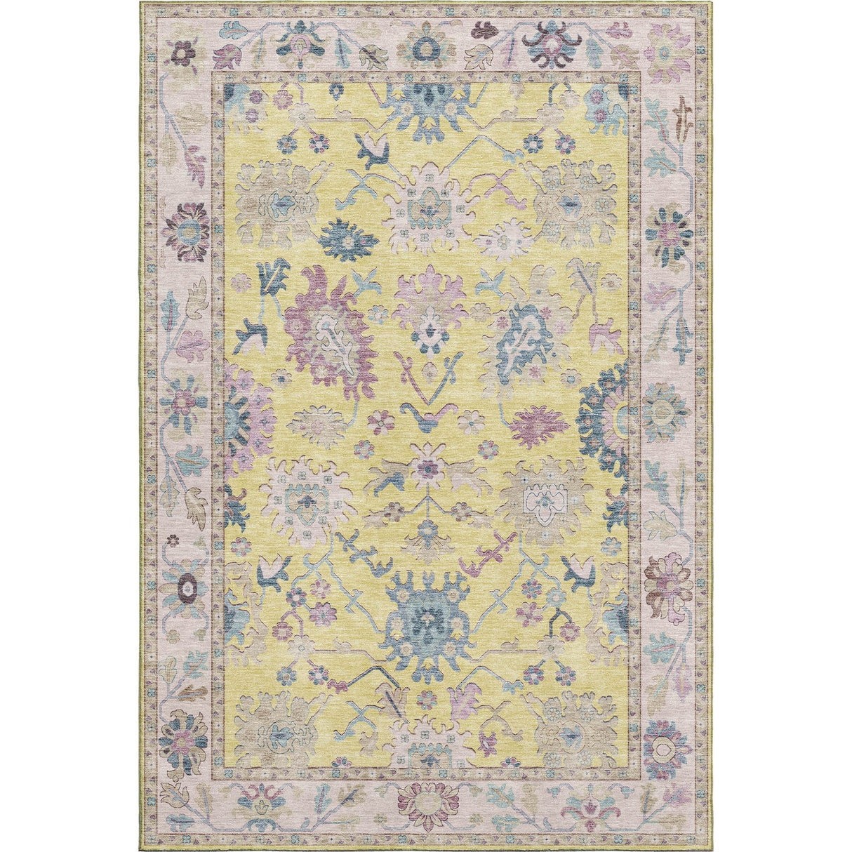 Dalyn Hatay HY7 Yellow Rug main image