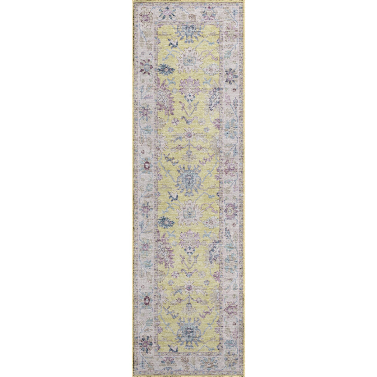 Dalyn Hatay HY7 Yellow Rug runner rug