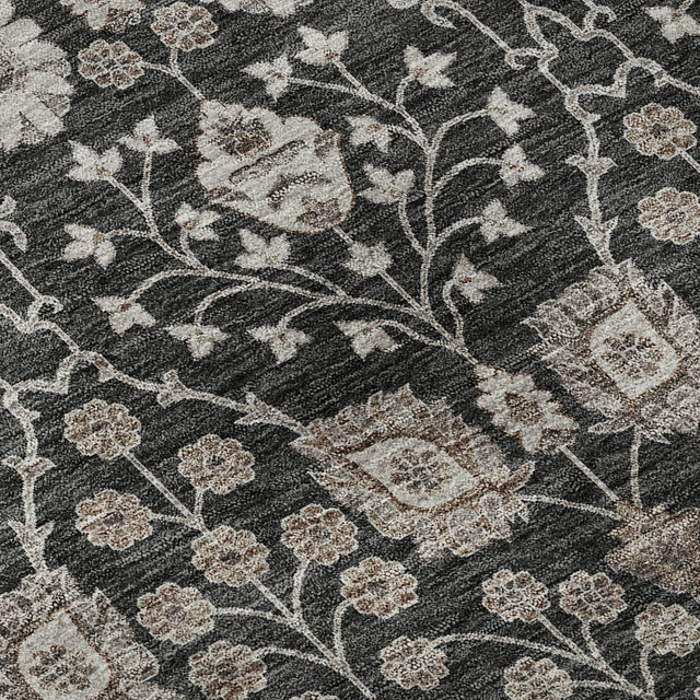 Dalyn Hatay HY8 Black Rug color swatch