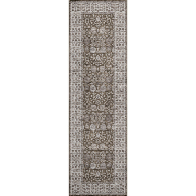 Dalyn Hatay HY8 Chocolate Rug runner rug