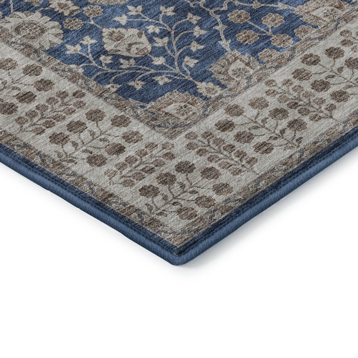 Dalyn Hatay HY8 Navy Rug corner detail
