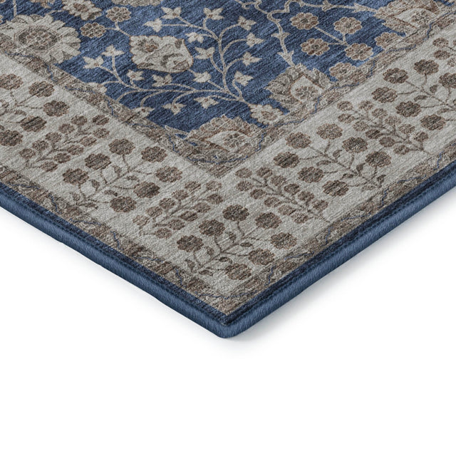 Dalyn Hatay HY8 Navy Rug corner detail
