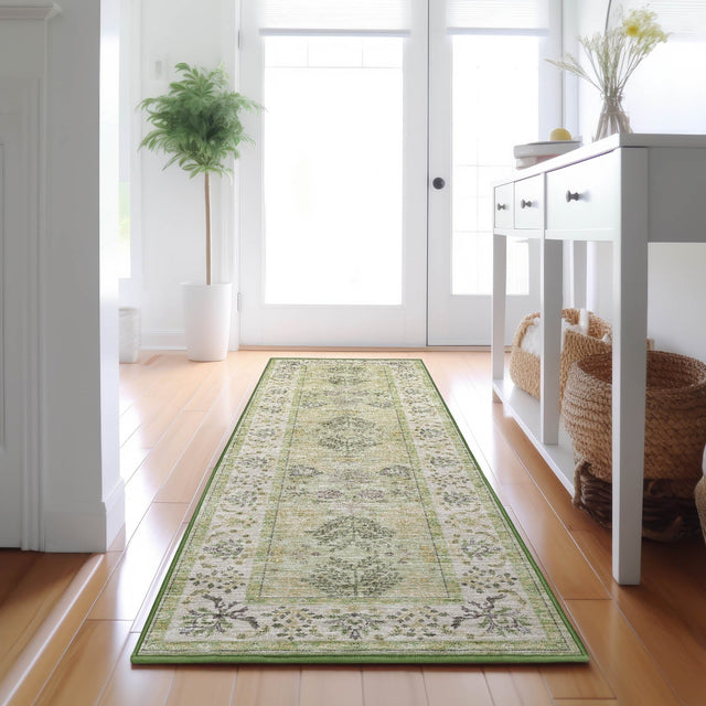 Dalyn Hatay HY9 Aloe Rug shown in a room