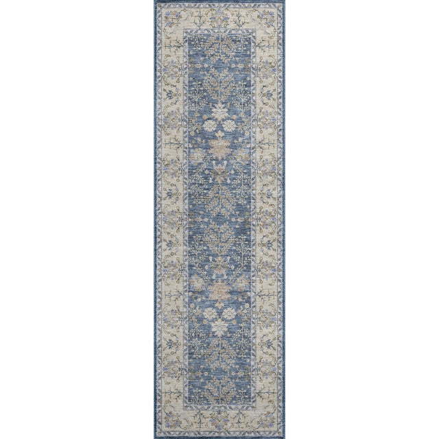 Dalyn Hatay HY9 Blue Rug runner rug