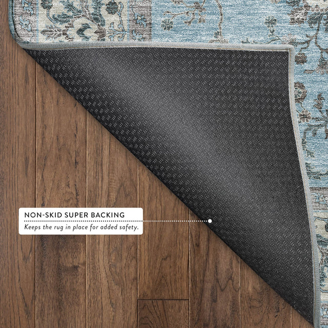 Dalyn Hatay HY9 Sky Rug backing detail