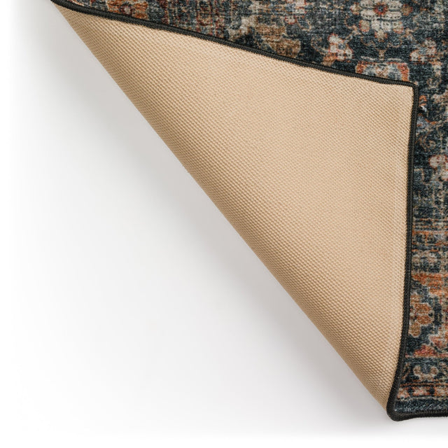 Dalyn Jericho JC1 Charcoal Rug backing detail