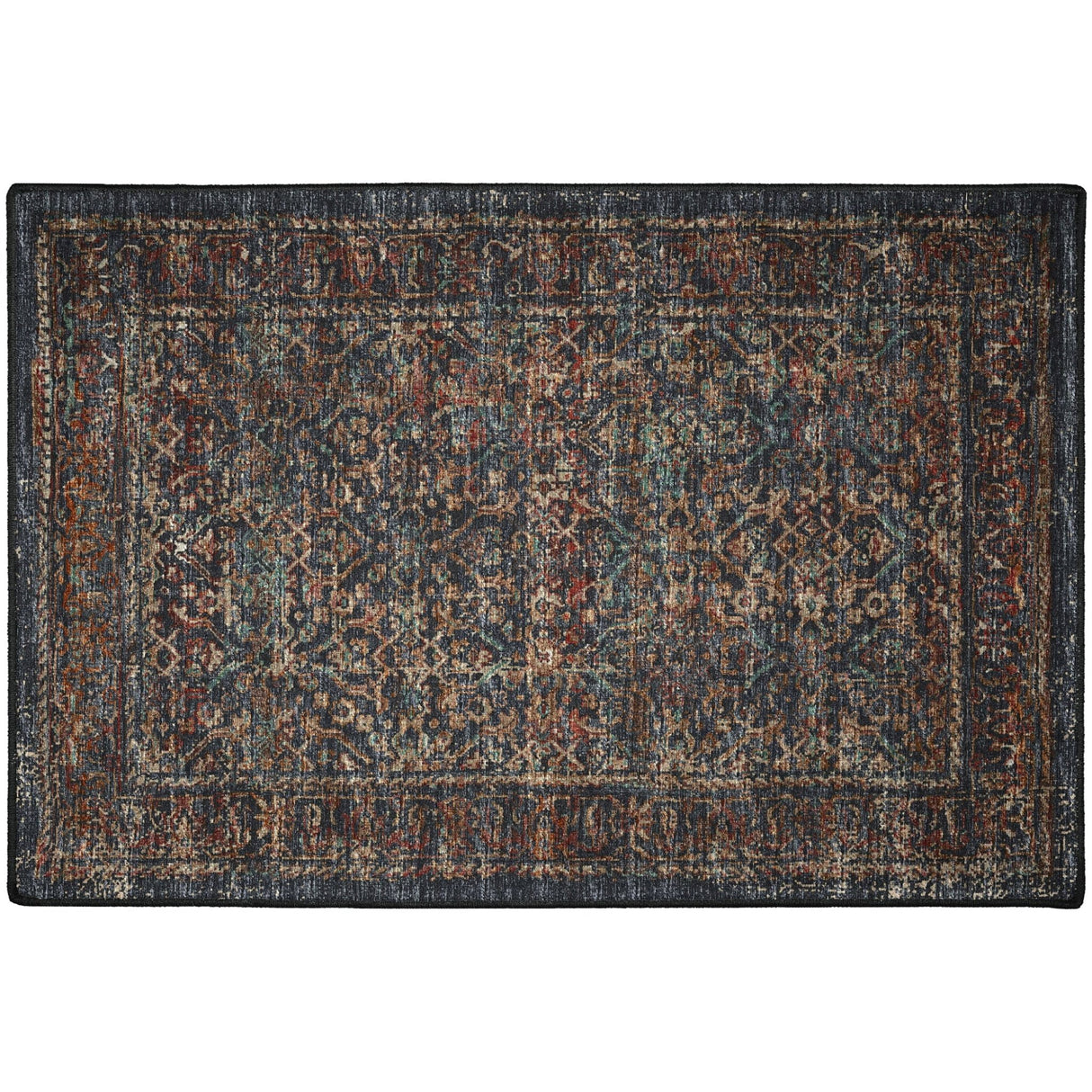 Dalyn Jericho JC10 Midnight Rug rectangular rug