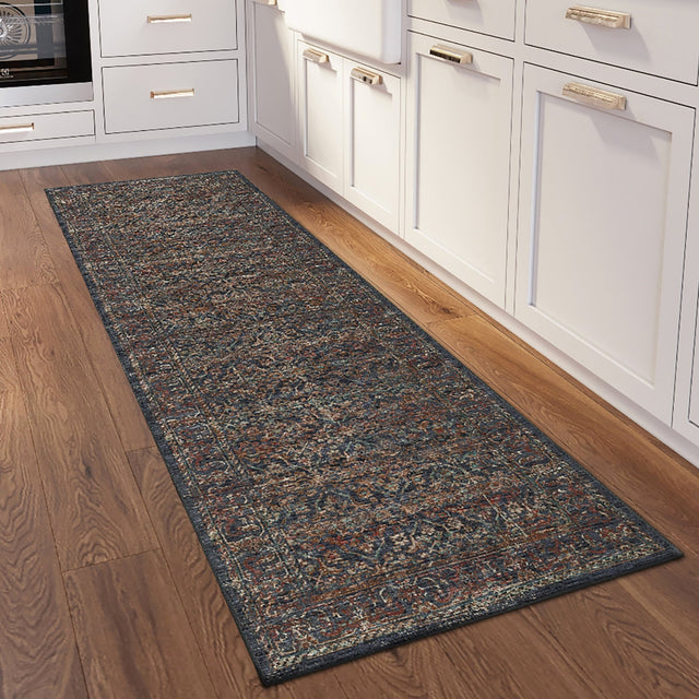 Dalyn Jericho JC10 Midnight Rug shown in a room