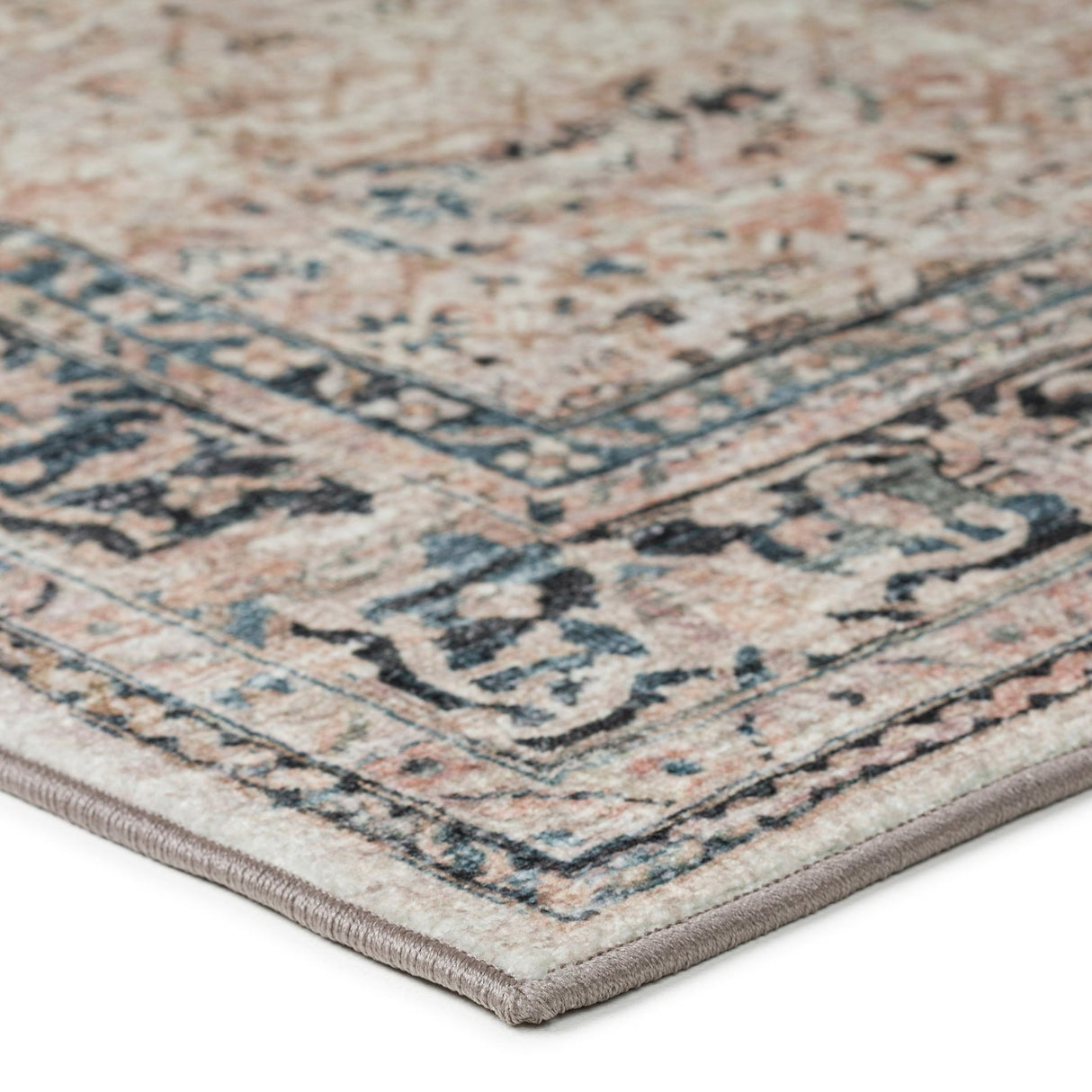 Dalyn Jericho JC10 Taupe Rug corner detail