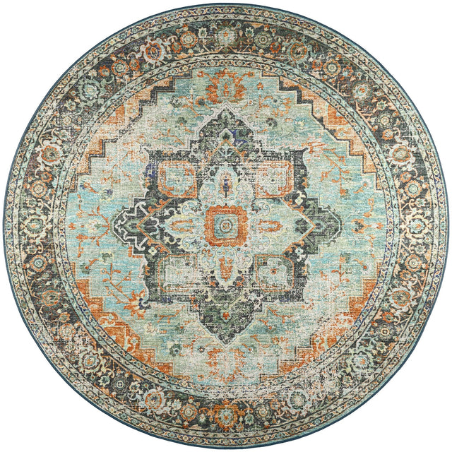 Dalyn Jericho JC2 Mist Rug round rug