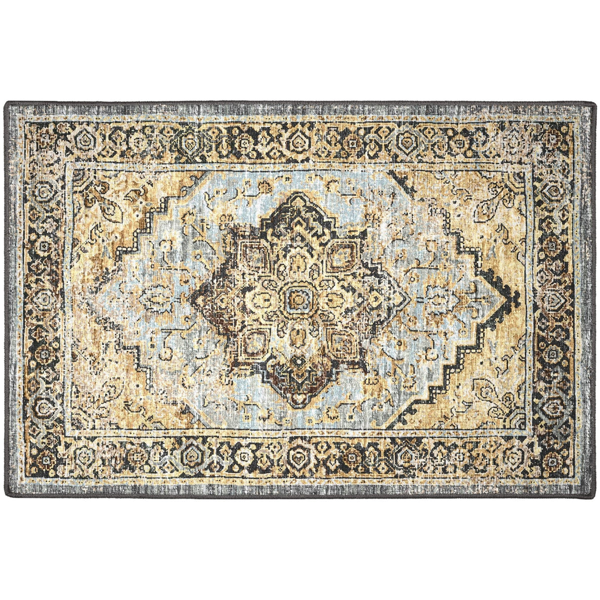 Dalyn Jericho JC2 Pewter Rug rectangular rug