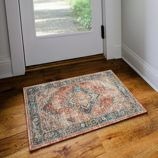 Dalyn Jericho JC2 Spice Rug shown in a room