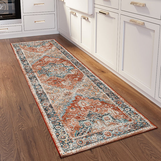 Dalyn Jericho JC2 Spice Rug shown in a room
